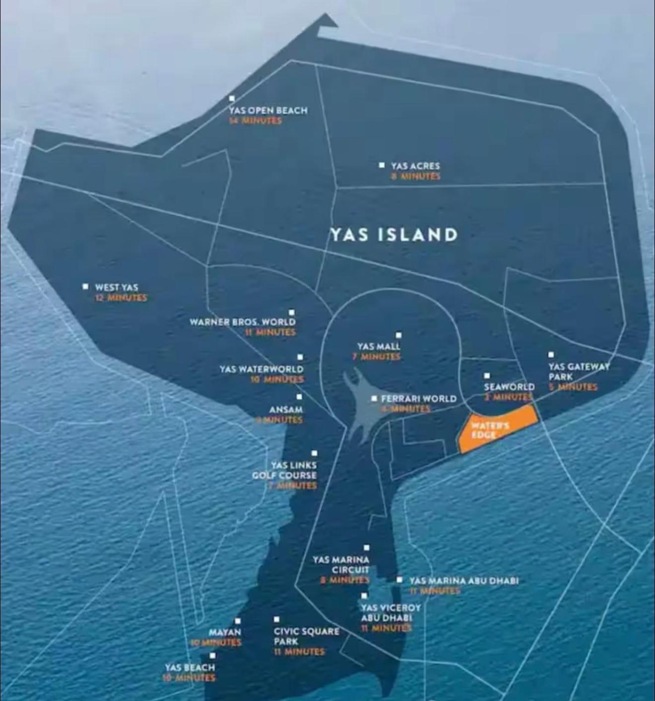 Camellia 1br Waters Edge Yas Island Theme Parks * Abu Dhabi